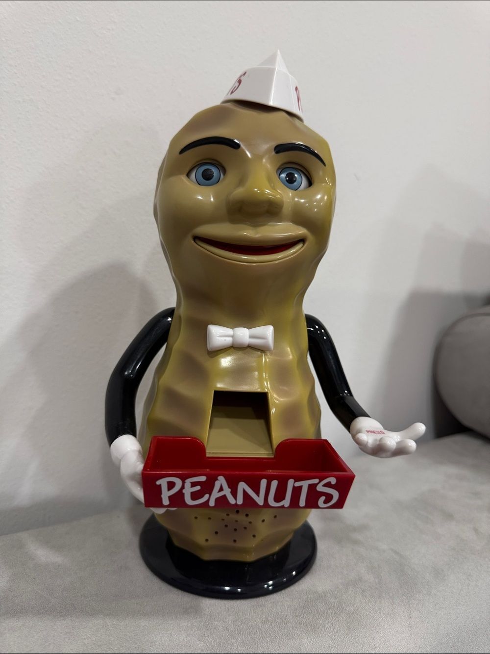 The Original "Peanut Dispenser" 2001 Talking Peanut Dispenser-Talks & Eyes Move